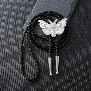 Western Cowboy Bolo Tie Skull Butterfly